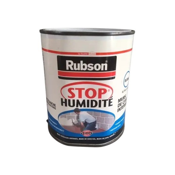 Peinture stop humidité Rubson 0,75L Blanc