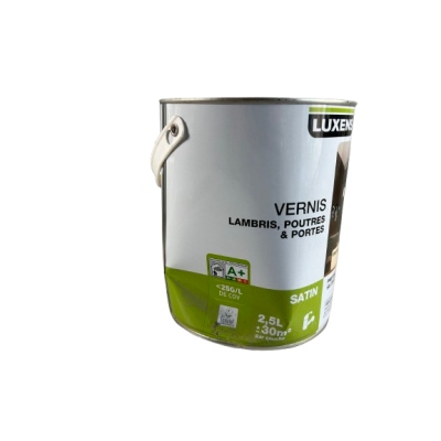 Vernis poutre et lambris satin LUXENS Incolore Satiné 2.5L 3351840456067 Luxens 44,90 € 44,90 € Vernis poutre et lambris satin LUXENS Incolore Satiné 2.5L 3351840456067 Luxens 44,90 € 44,90 €