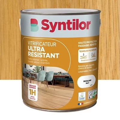 Vitrificateur ultra résistant Syntilor incolore mat 2,5L 3239912001134 Syntilor 72,90 € 29,90 €