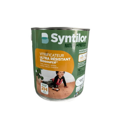 Vitrificateur ultra résistant biosourcé Syntilor incolore satiné 2,5L 3239910871135 Syntilor 72,90 € 29,90 €