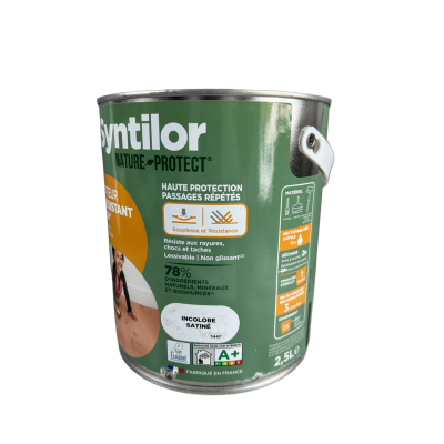 Vitrificateur ultra résistant biosourcé Syntilor incolore satiné 2,5L 3239910871135 Syntilor 72,90 € 29,90 €