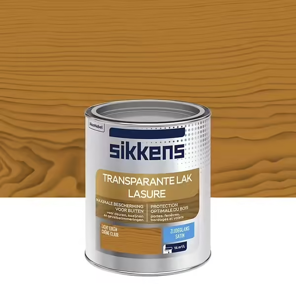 Lasure glycéro SIKKENS Satin Chêne Clair 0.75 L