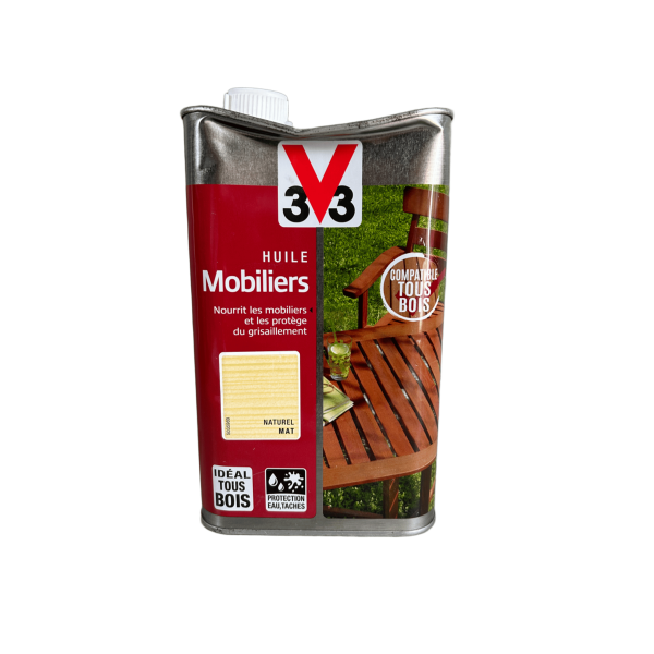 Huile mobiliers V33 naturel mat 1 L