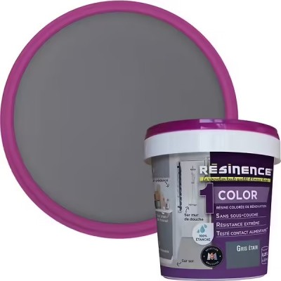 Résinence Color résine colorée Gris étain 0.25L 3700441950915 Resinence 29,90 € 10,00 € Résinence Color résine colorée Gris étain 0.25L 3700441950915 Resinence 29,90 € 10,00 €