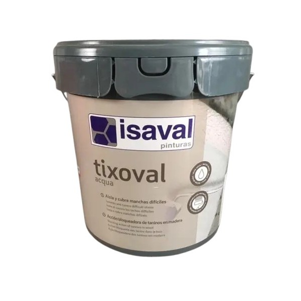 Peinture recouvre taches difficiles 4L Blanc Mat Tixoval