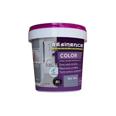 Résinence Color résine colorée Gris perle 0.25L 3700441950618 Resinence 29,90 € 10,00 € Résinence Color résine colorée Gris perle 0.25L 3700441950618 Resinence 29,90 € 10,00 €