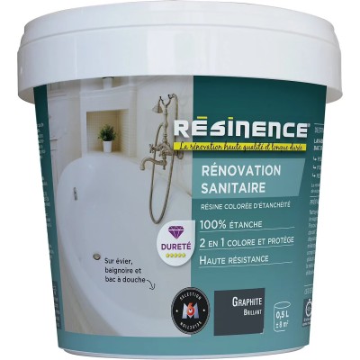 Résine sanitaire Résinence graphite brillant 0,5L 3700441950380 Resinence 76,90 € 20,00 € Résine sanitaire Résinence graphite brillant 0,5L 3700441950380 Resinence 76,90 € 20,00 €