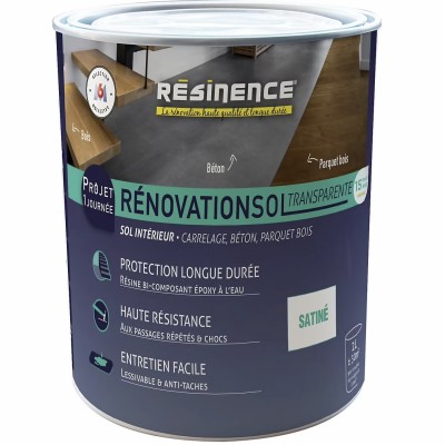 Résine de rénovation sol bi composante époxy Résinence transparent 2L 3700441984460 Resinence 91,90 € 39,00 € Résine de rénovation sol bi composante époxy Résinence transparent 2L 3700441984460 Resinence 91,90 € 39,00 €