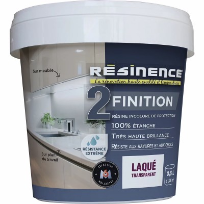 Résine de finition Résinence Laquée transparente 500 ml 3700441960181 Resinence 54,90 € 15,00 € Résine de finition Résinence Laquée transparente 500 ml 3700441960181 Resinence 54,90 € 15,00 €