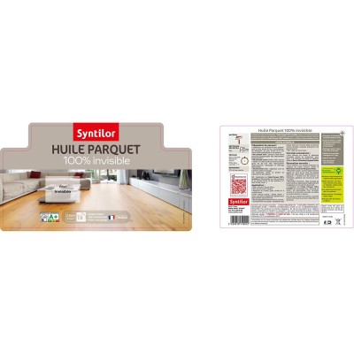 Huile parquet SYNTILOR 100% invisible 2,5L 3239914391004 Syntilor 86,90 € 26,07 €