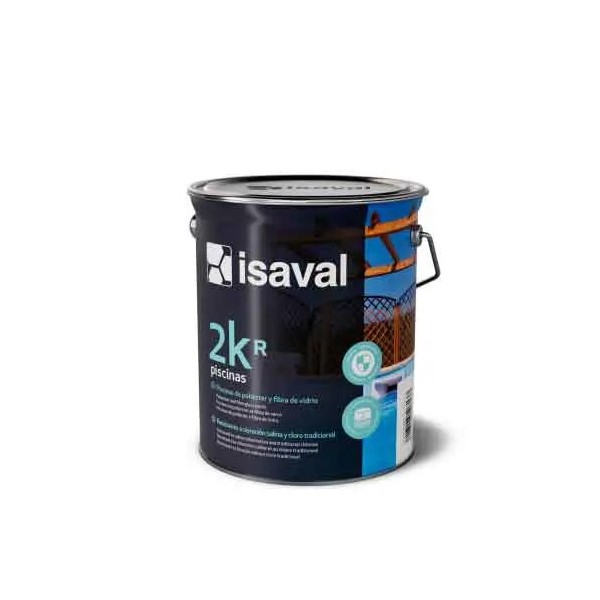 Peinture piscine polyruéthane acrylique ISAVAL 2KR
