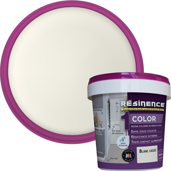 Résinence Color résine colorée Blanc Cassé 0.25L