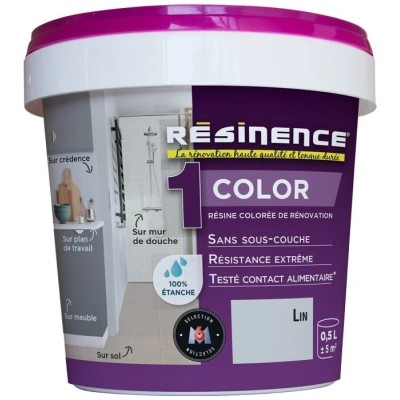 Résine multisupports Résinence Color lin 500ml 3700441953015 Resinence 41,90 € 19,00 €