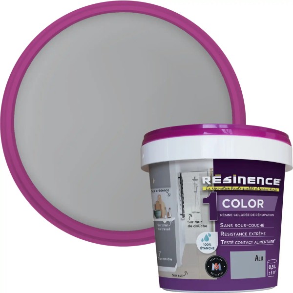 Résine multisupports Résinence Color Alu 500ml