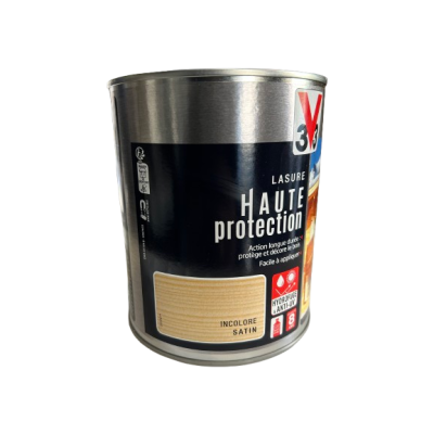 Lasure Haute Protection V33 bois incolore satin 1L 3153890024452 V33 35,90 € 15,90 €