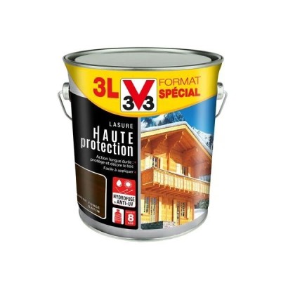 Lasure haute protection V33 bois chêne foncé 3L 3153890090501 V33 50,00 € 25,00 €