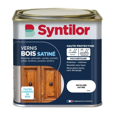 Vernis Bois satiné SYNTILOR incolore satiné 0,5L 3239912601501  21,50 € 11,50 €