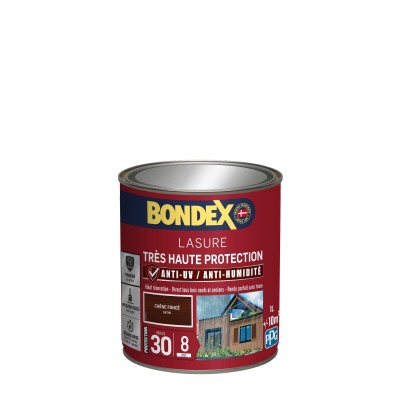 Lasure Bondex Tres Haute Protection 8 Ans Chêne foncé Satiné 1L 3261544319332 Bondex 36,90 € 18,45 €