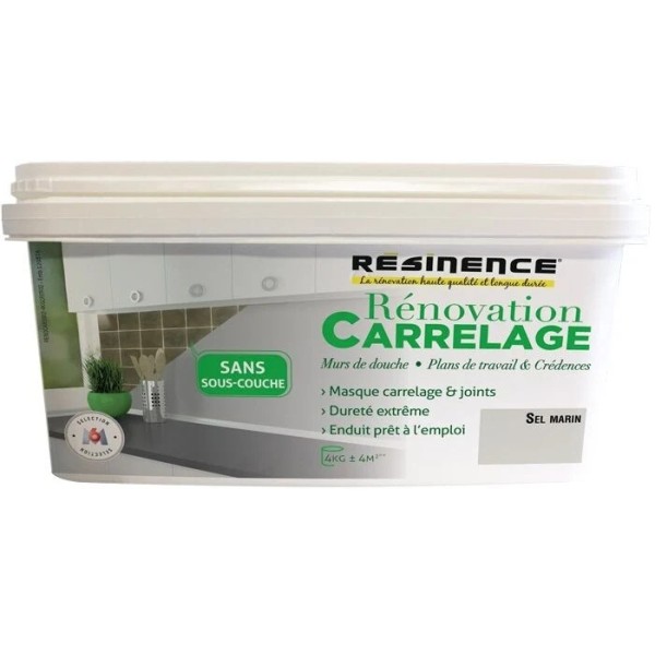 Rénovation Carrelage RESINENCE Sel marin 4kg