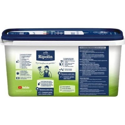 Peinture Mur Plafond Et Boiserie Ripolin Renov Express Blanc Satiné, 2.5 L 3174269072621 Ripolin 49,96 € 20,00 €