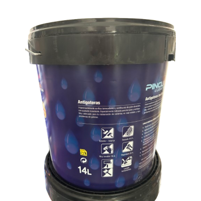 Peinture Toiture Pincugum 14L terre cuite