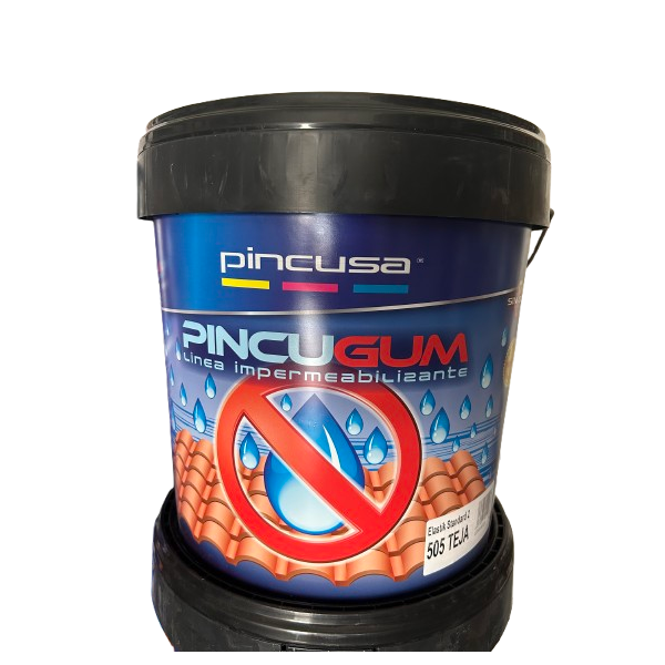 Peinture Toiture Pincugum 14L terre cuite
