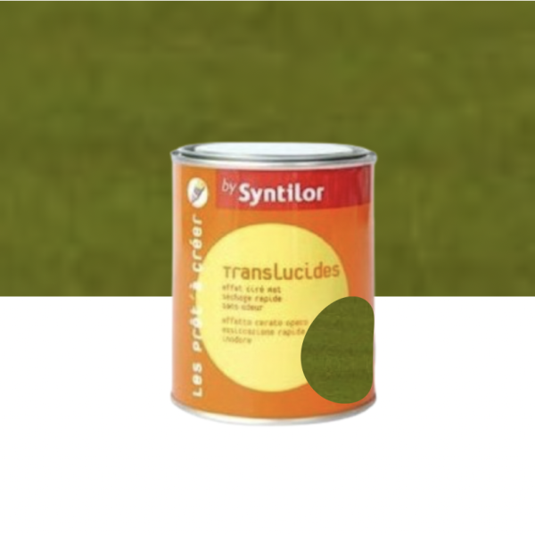 Peinture les Prêt à créer " Translucides " Syntilor Ciré Mat Rizière 0,5L
