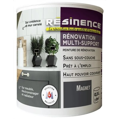 Peinture de rénovation multisupport RESINENCE Magnet Satin 0,5L 3700441980295 Resinence 19,90 € 9,95 €