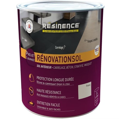 Résine de rénovation sol bi composante époxy Résinence pierre 2L 3700441984446 Resinence 91,90 € 39,00 €