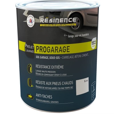 Résine de rénovation sol Résinence pro grarage blanc 2L 3700441984187 Resinence 84,90 € 29,00 €