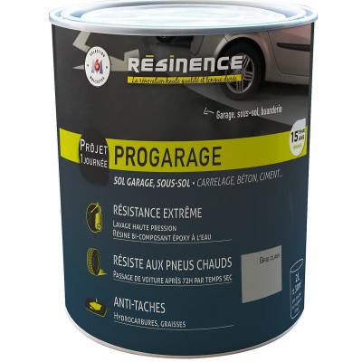Résine de rénovation sol Résinence pro grarage gris clair 2L 3700441984163 Resinence 84,90 € 29,00 €