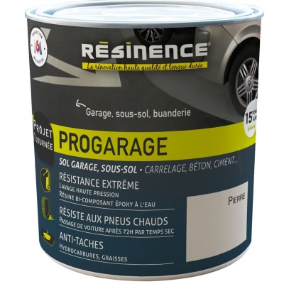 Résine de rénovation sol pro Résinence garage pierre 300mL 3700441984224 Resinence 25,90 € 8,90 €