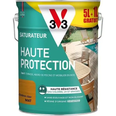 Saturateur bois extérieur Haute Protection V33 Chêne clair 6L 3153895224192 V33 64,99 € 40,00 €