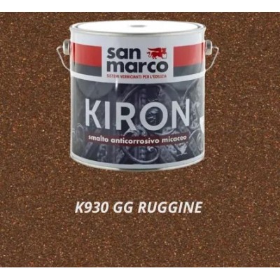 Peinture antirouille effet micacé sablé San Marco KIRON 750ml K930 GG RUGGINE 3246776550609750ml SAN MARCO 70,00 € 70,00 €