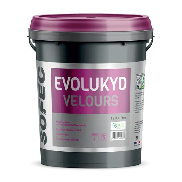 Peinture Velours Blanc Evolukyd Sofec 15L