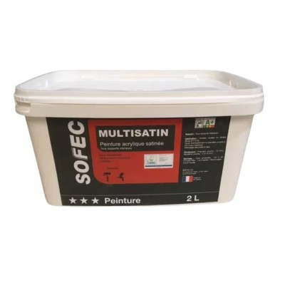 Peinture acrylique Multisatin Sofec 2L Blanc  Sofec 29,00 € 29,00 €