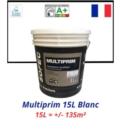 Impression Acrylique MULTIPRIM Sofec 15L 2366820016552 Sofec 75,00 € 75,00 €