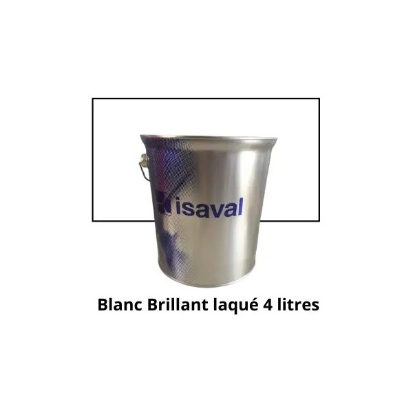 Peinture laque industrielle ISALDUX ISAVAL blanc Brillant 4L