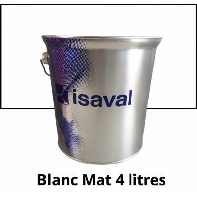 Peinture laque industrielle ISALDUX ISAVAL blanc Mat 4L 8435210962864 isaval 113,40 € 59,00 €