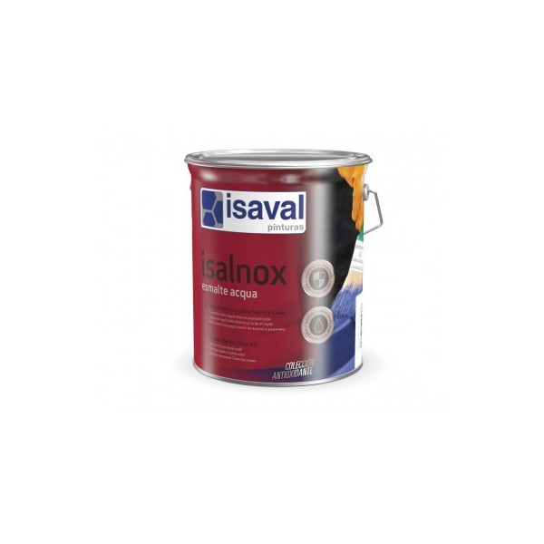 peinture fer direct sur rouille ISALNOX Blanc Satin 750 mL