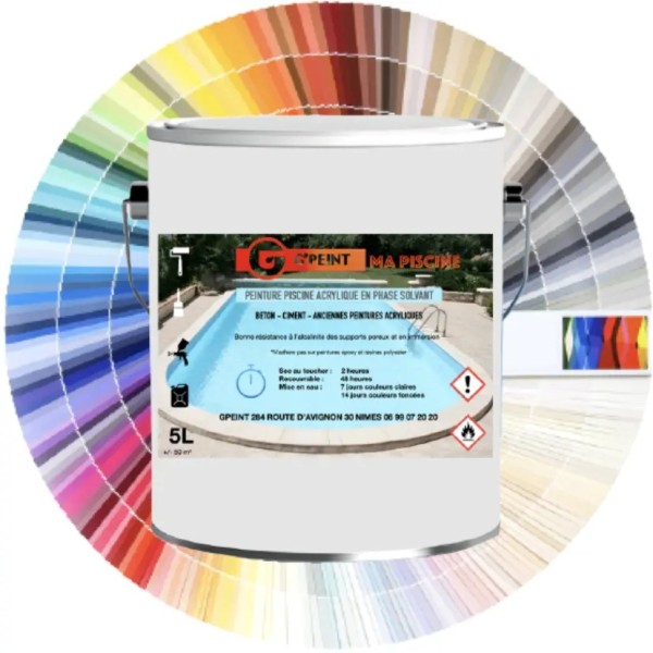 Peinture Piscine 5 Litres GPEINT