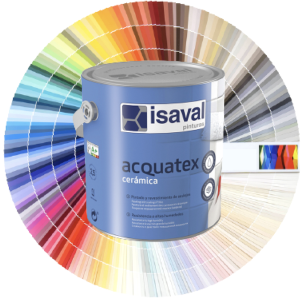 Peinture carrelage Acquatex Ceramica Brillant 750ml isaval