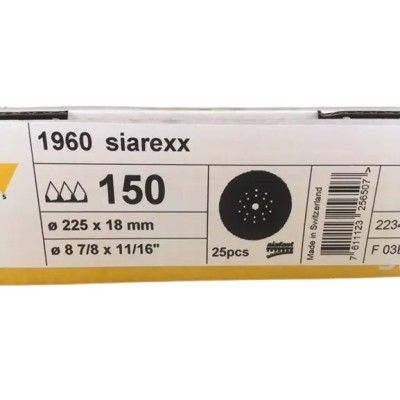 25 disques abrasifs 225 mm P150 pour ponceuse girafe 7611123256507 SIA 27,90 € 27,90 € 25 disques abrasifs 225 mm P150 pour ponceuse girafe 7611123256507 SIA 27,90 € 27,90 €