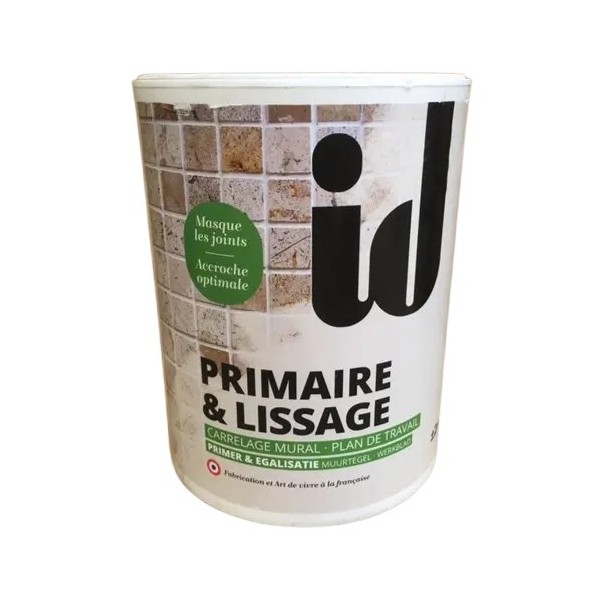 id Primaire et Lissage Carrelage mur et plan de travail 1L