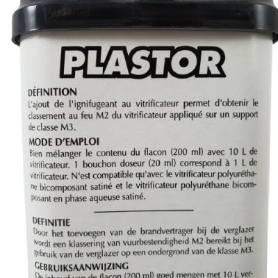 Ignifugeant pour vitrificateur Plastor 200ml 3153890122042 Plastor 17,45 € 2,00 €