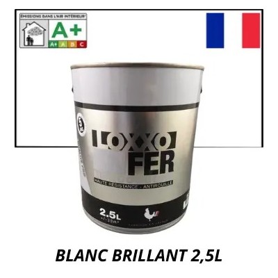 Peinture antirouille special fer 2,5L BLANC Brillant 3663090011482-BLANC innova 35,70 € 35,70 € Peinture antirouille special fer 2,5L BLANC Brillant 3663090011482-BLANC innova 35,70 € 35,70 €