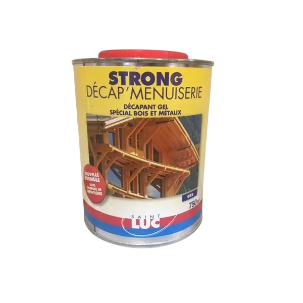 Décapant Gel spécial bois et métaux Strong Saint Luc 750ml