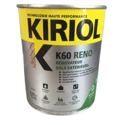Peinture de rénovation sols extérieurs 0.75ml satiné 3341302289517 Kiriol 9,90 € 9,90 € Peinture de rénovation sols extérieurs 0.75ml satiné 3341302289517 Kiriol 9,90 € 9,90 €