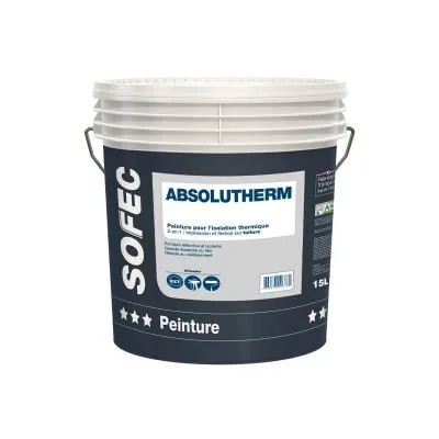 Peinture toitures isolation thermique 15L Blanc Sofec ABSOLUTHERM 3216143924005 Sofec 222,50 € 222,50 € Peinture toitures isolation thermique 15L Blanc Sofec ABSOLUTHERM 3216143924005 Sofec 222,50 € 222,50 €