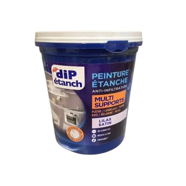 Peinture Multi-supports Dip étanch 0.75L Lilas satin